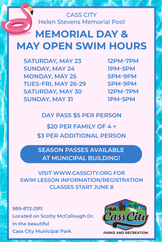 Water Aerobics Pool Flyer